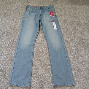Levi Strauss Signature Men's Light Blue Bootcut Jeans